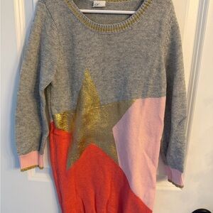 Colorful Star Kids Casual Dress